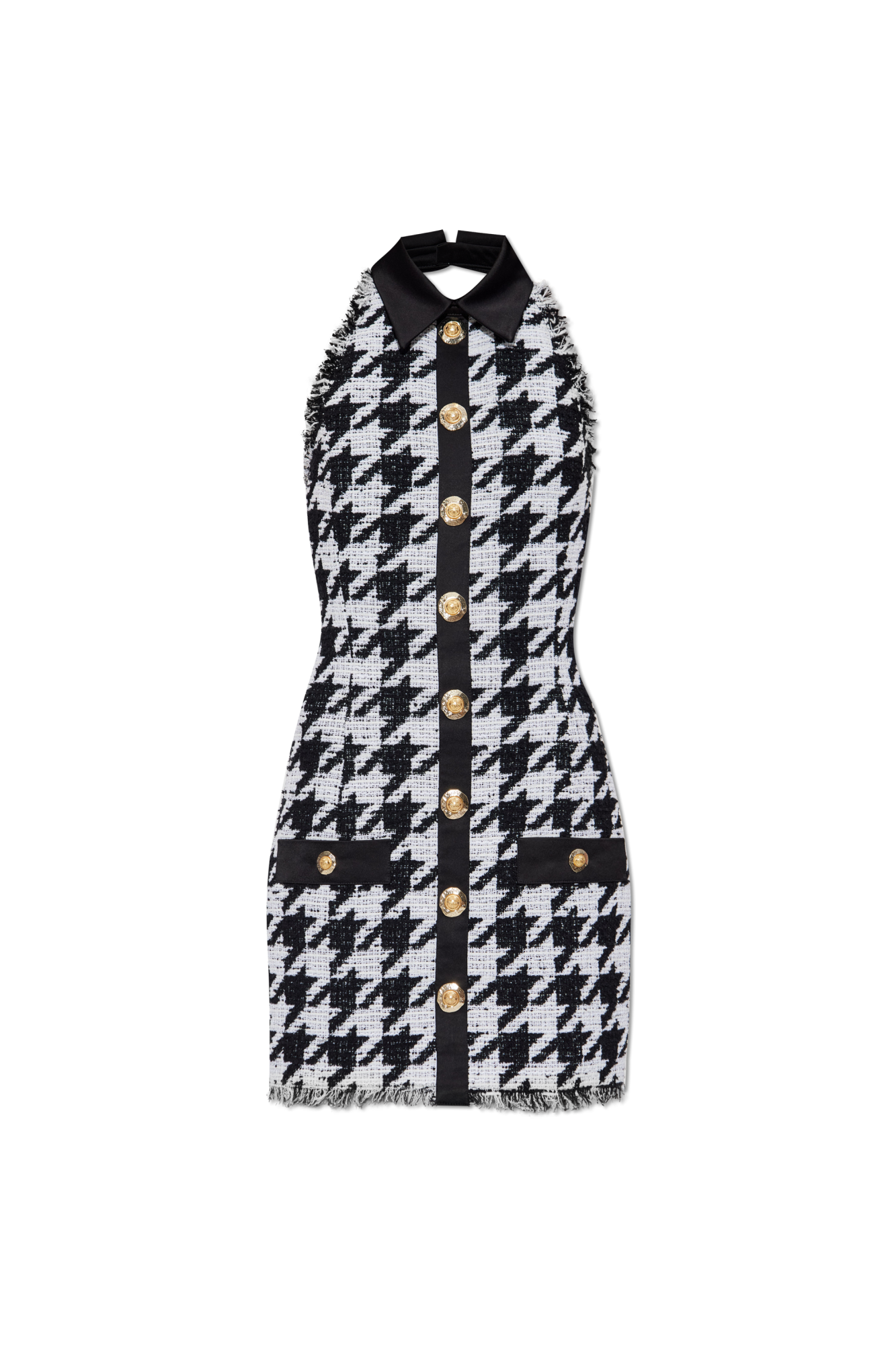 Black Houndstooth dress Balmain - Vitkac Slovakia